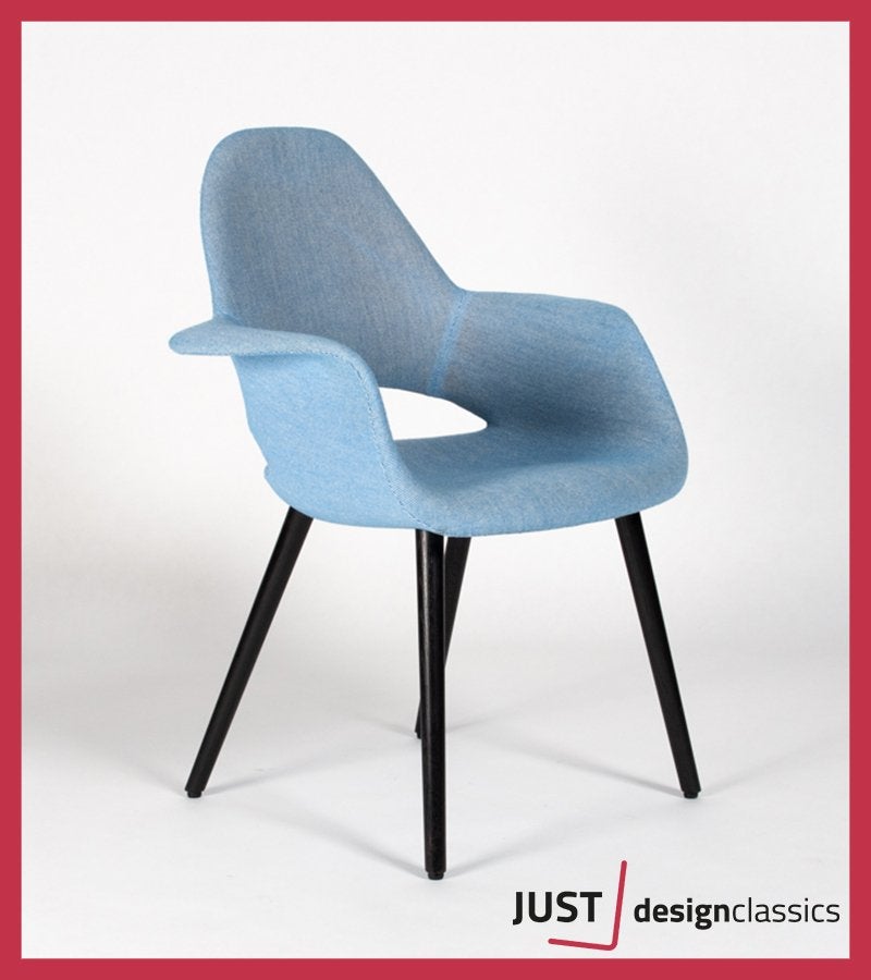 Vitra Organic Conference Chair Blauw/Wit, Niet ingevuld, Zo goed als nieuw, Niet ingevuld, Niet ingevuld
