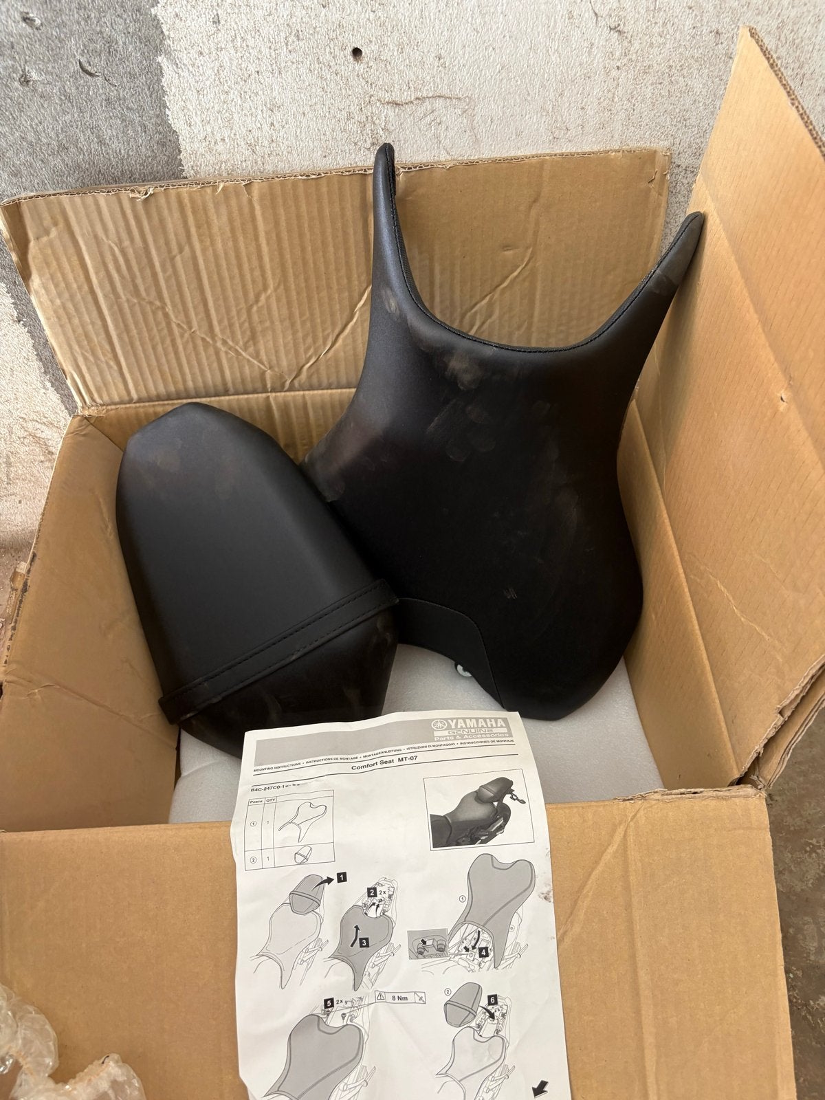 Yamaha MT-07 Comfort Zadel - Nieuwstaat, Motoren, Ophalen of Verzenden, Nieuw