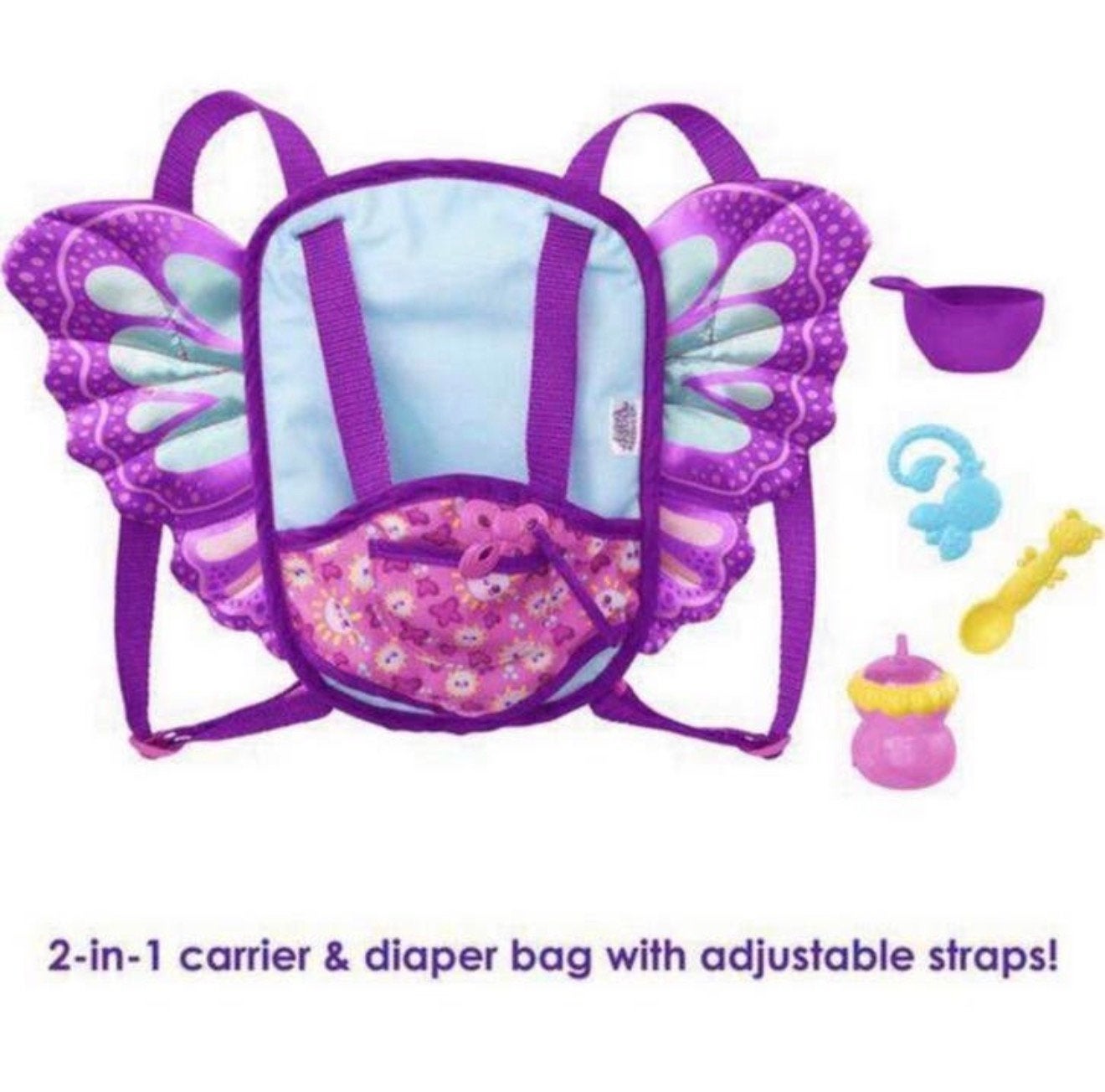 Mattel My Garden Baby Vlindervleugel draagzak luiertas tas, Nieuw, Ophalen of Verzenden, H, H