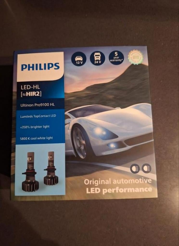Philips  Philips Ultinon Pro9100 HL LED autolampen, Ophalen of Verzenden, Nieuw