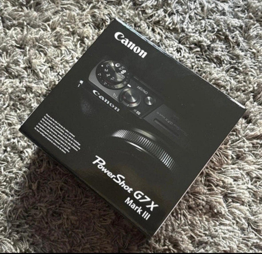 Nieuwe Canon PowerShot G7X Mark iii zwart