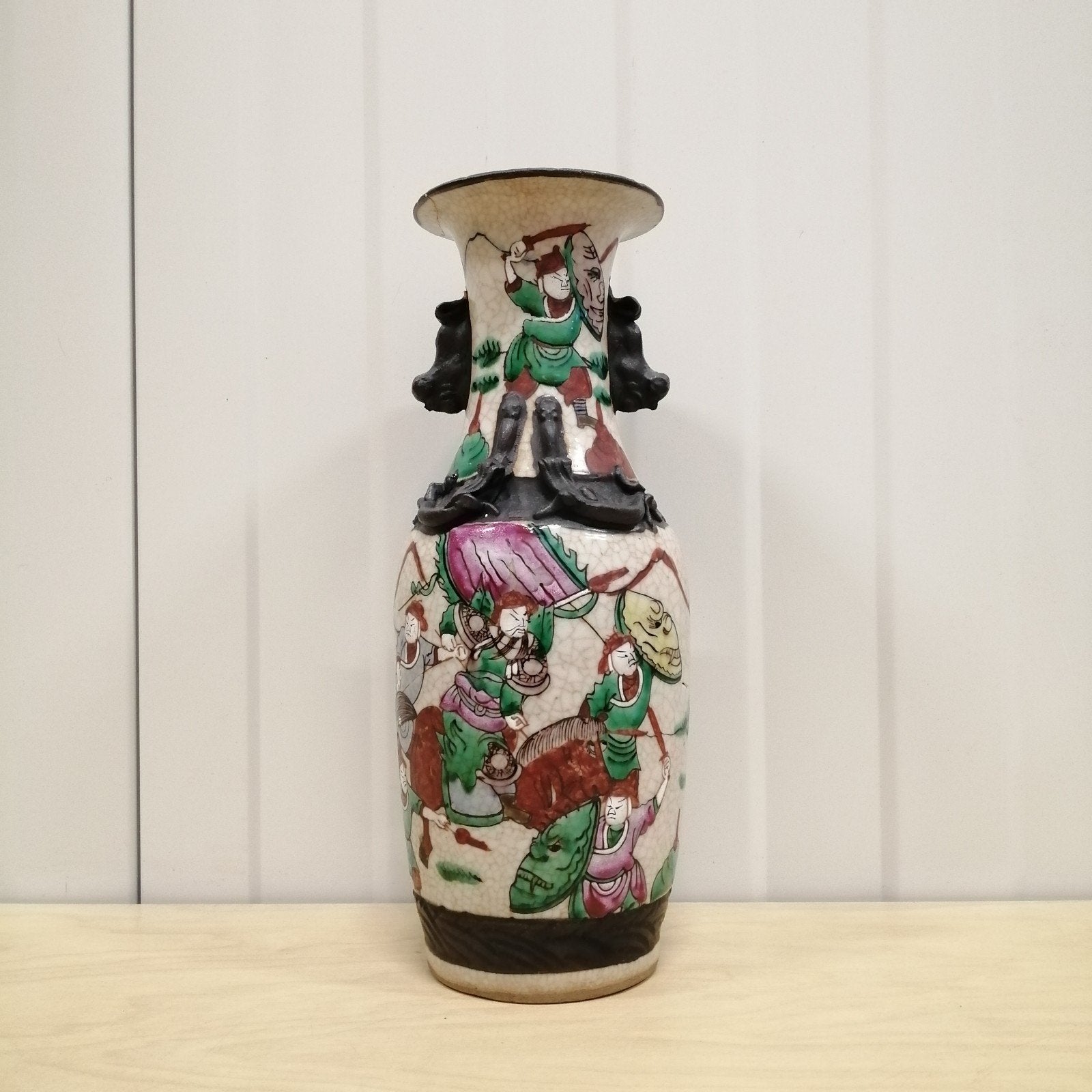 Nanking Chinese Vaas | Handgeschilderd | Ca. 100 jaar oud!, Ophalen of Verzenden