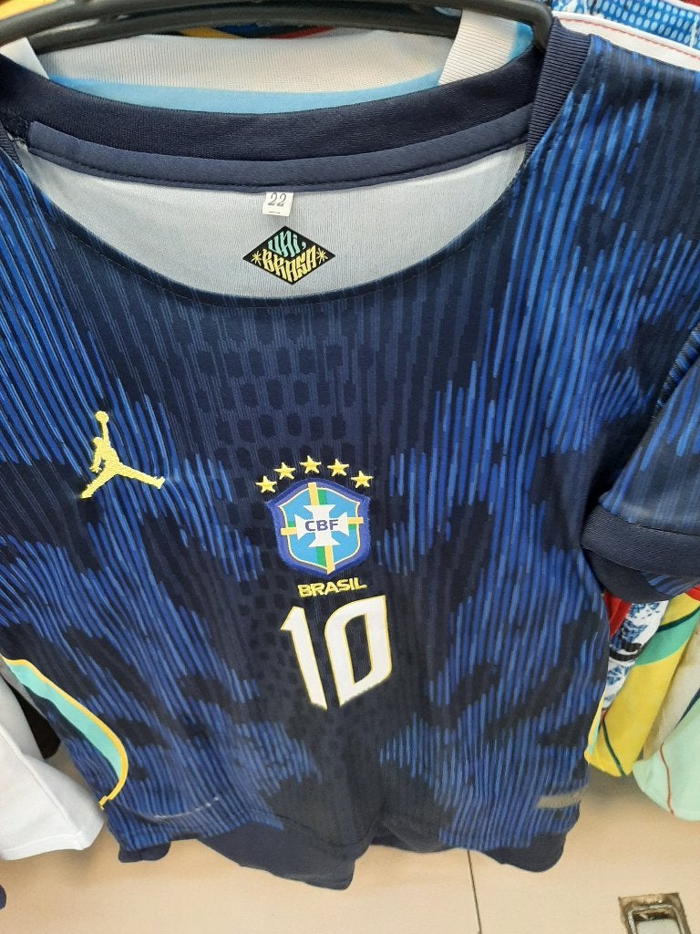 Voetbal kids brazilie, Sport en Fitness, Voetbal, Maat XS of kleiner, Verzenden, Nieuw, Shirt