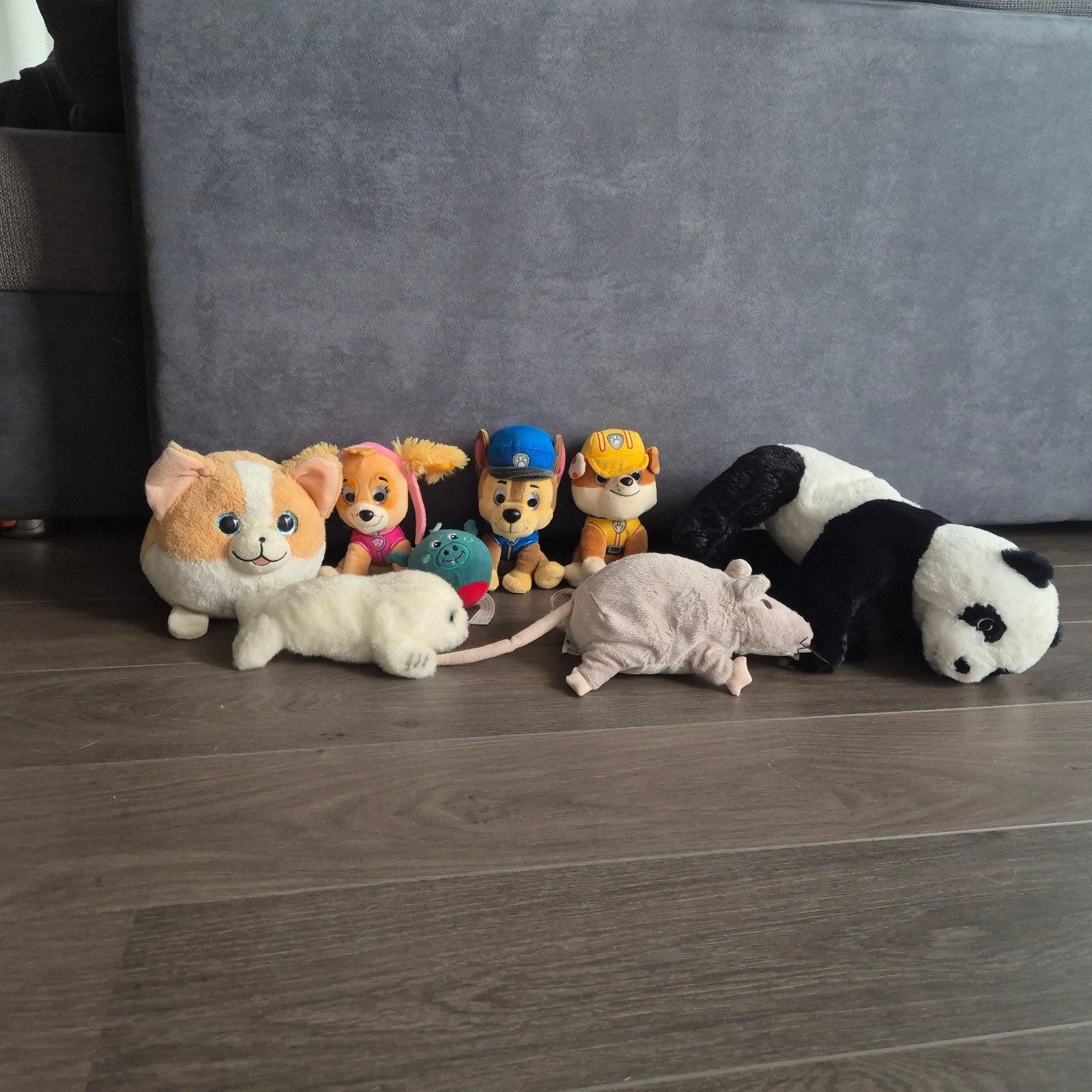 Diverse knuffels: Paw Patrol, panda en meer, Kinderen en Baby's, Speelgoed | Knuffels en Pluche, Gebruikt, Overige merken, Middelgroot (20 tot 80 cm)