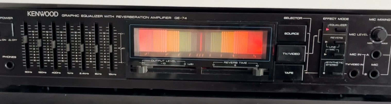 Kenwood ge74 equalizer, Ophalen of Verzenden, Zo goed als nieuw, Stereo, Overige merken