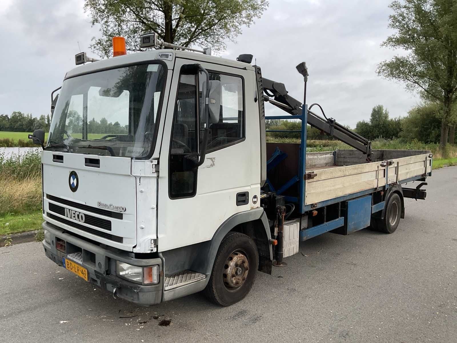 1996 - Iveco - ML65E12 - Kraanvrachtwagen, Auto's, Euro 2, Iveco, Origineel Nederlands, Bedrijf