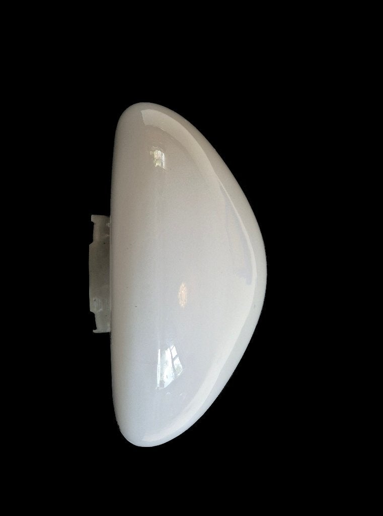 Schitterende vintage Bauhaus mushroom Wagenfeld design lamp, Huis en Inrichting, Gebruikt, Wit, Glas, E27 (groot)