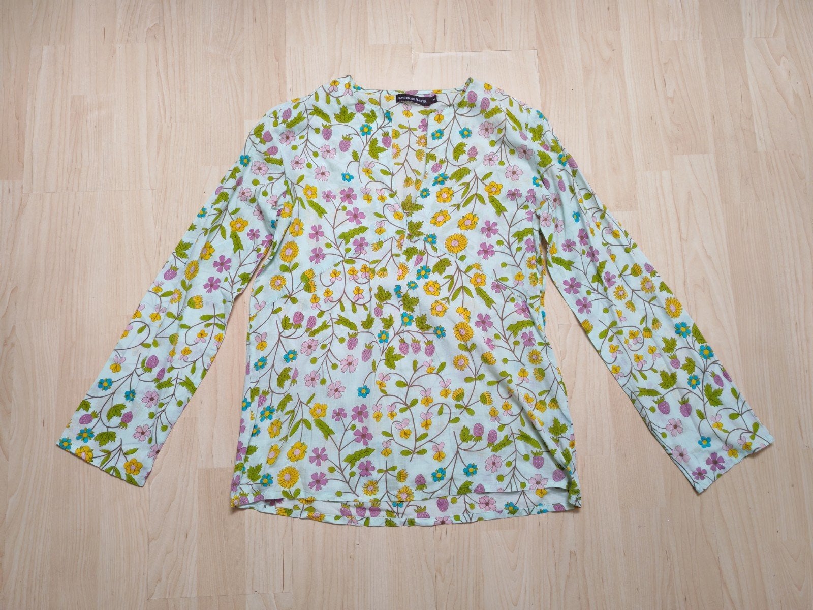 Gebloemde tuniek/blouse van Antik Batik maat M, Maat 38/40 (M), Zo goed als nieuw, Antik Batik, Meerkleurig
