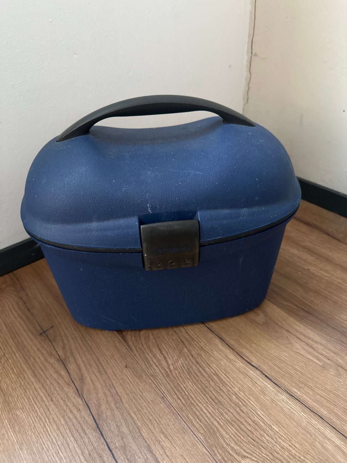 Samsonite Hardcase Toilettas - Blauw met Cijferslot, Sieraden, Tassen en Uiterlijk, Beautycases, Ophalen, Gebruikt, Blauw, Met slot