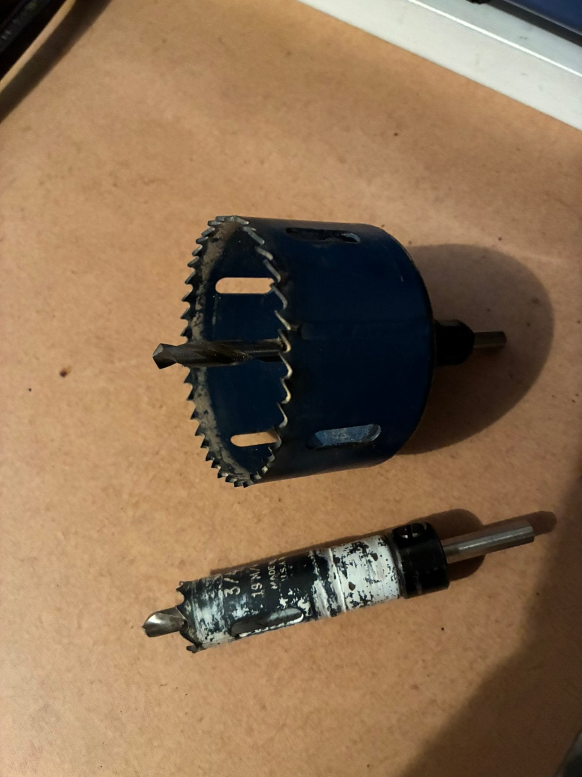 Gatenboren 67 en 19mm, Doe-het-zelf en Verbouw, Gereedschap | Handgereedschap, Ophalen of Verzenden, Zo goed als nieuw