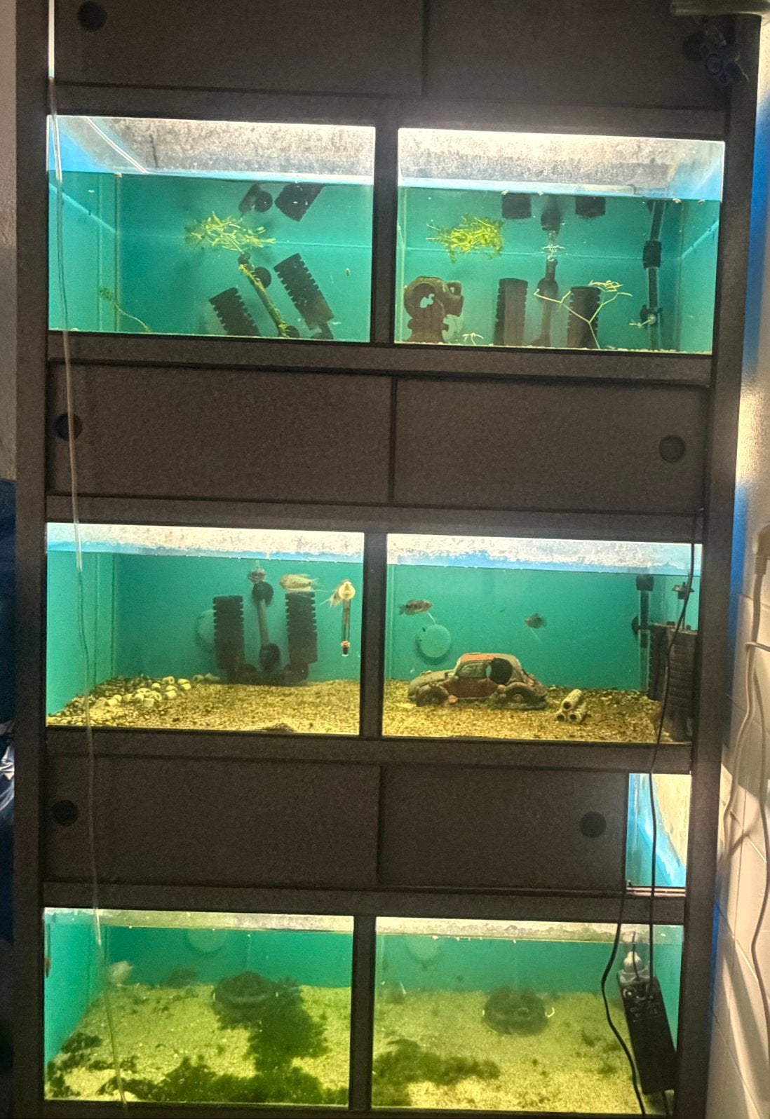 Aquarium stelling, Dieren en Toebehoren, Vissen | Aquaria en Toebehoren, Ophalen, Zo goed als nieuw, Leeg aquarium