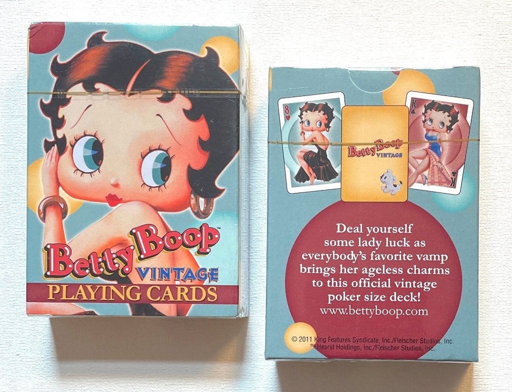 1x Betty Boop Vintage Speelkaarten - Officieel Poker Formaat, Verzenden, Nieuw, King Features Syndicate