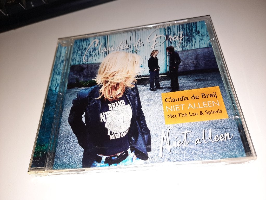 CD Claudia De Breij – Niet Alleen, Cd's en Dvd's, Ophalen, Zo goed als nieuw, Levenslied of Smartlap
