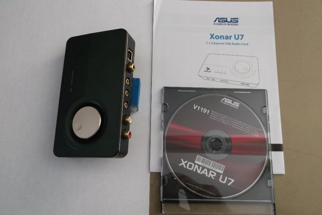 Asus Xonar U7 USB 7.1 Externe audio card, Computers en Software, Geluidskaarten, Ophalen of Verzenden, Gebruikt, Extern, ASUS Xonar