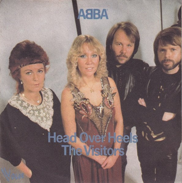 ABBA - Head Over Heels / The Visitors 7 inch single (1981), Gebruikt, Originele persing, 7 inch, Ophalen of Verzenden