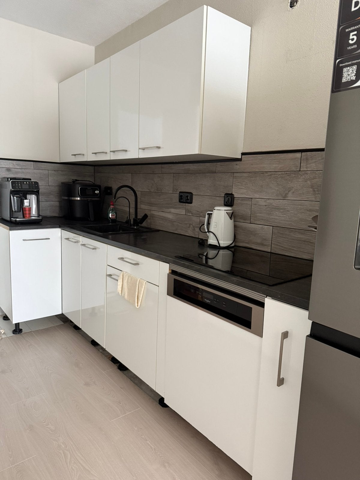Keukenkasten, Ophalen, Zo goed als nieuw, Wit, Enkelwandige keuken