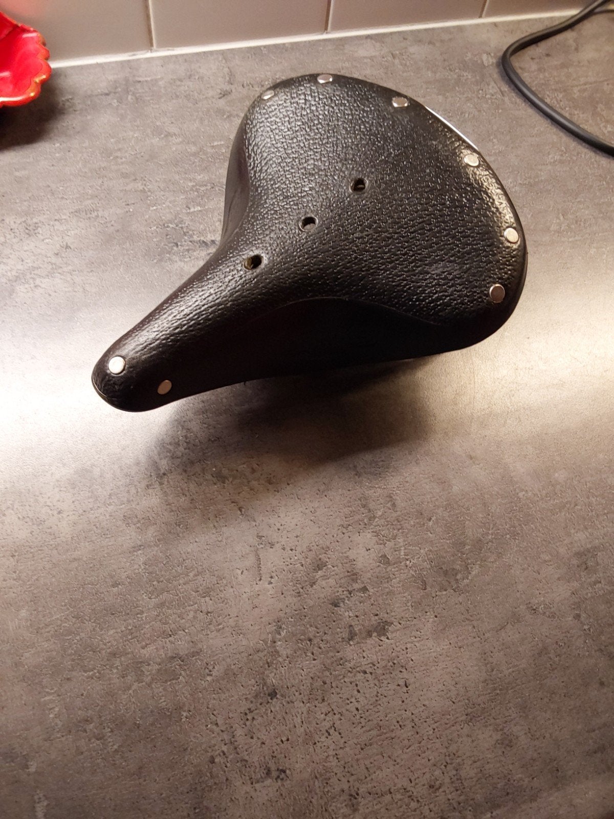 Brooks B66S Zadel - Echt Leer en Veren, Ophalen, Gebruikt, Leer, Stadsfiets