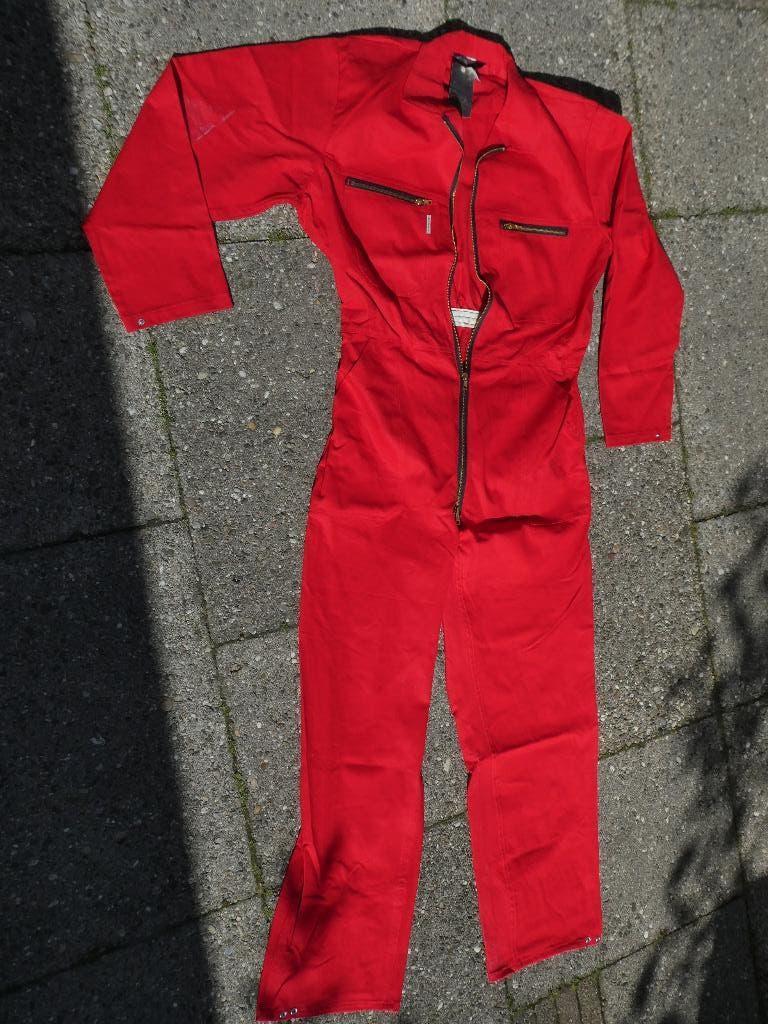 Rode overall (Maat 58), Tuin en Terras, Werkkleding, Ophalen, Havep, Heren, Overall