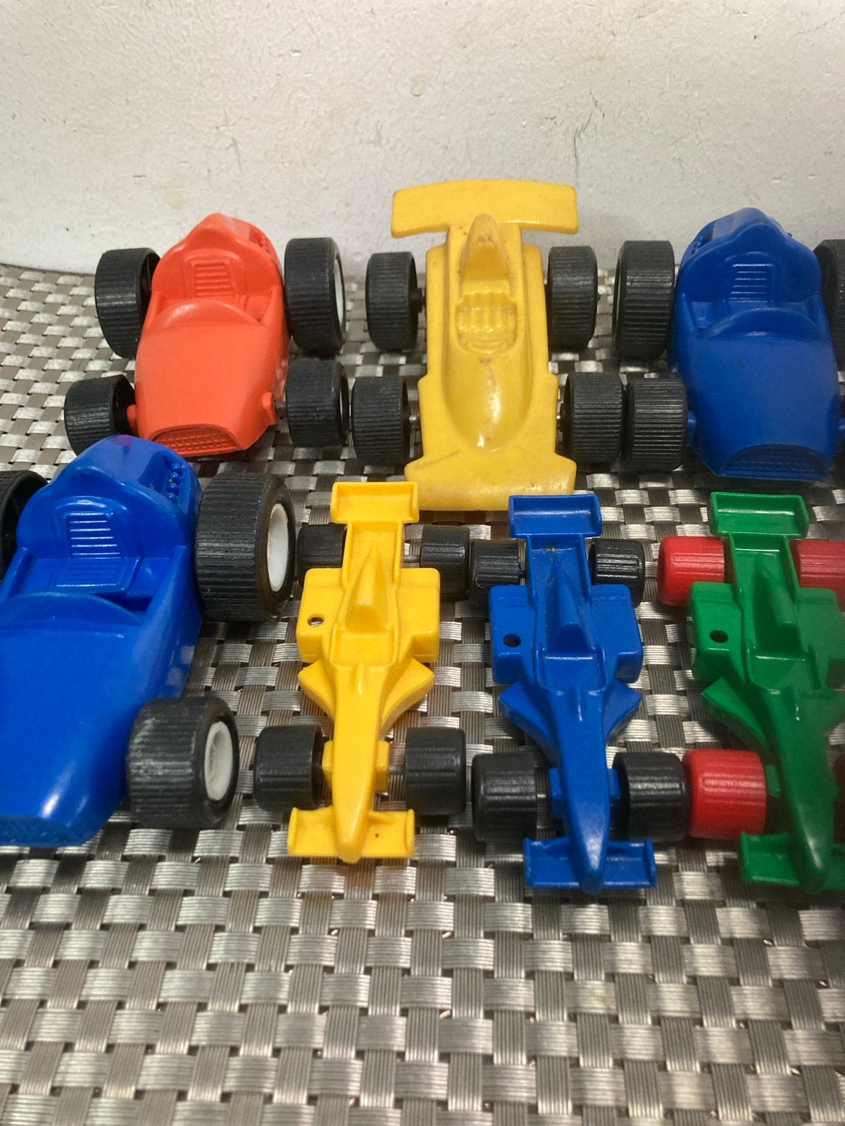 7 Vintage Speelgoed Raceauto's, Ophalen of Verzenden, Gebruikt