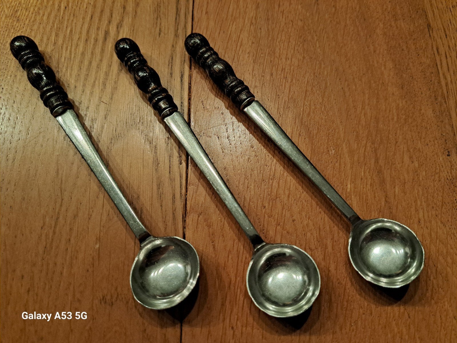 vintage Fondeu saus lepeltjes, zie omschrijving, Ophalen of Verzenden, Zo goed als nieuw