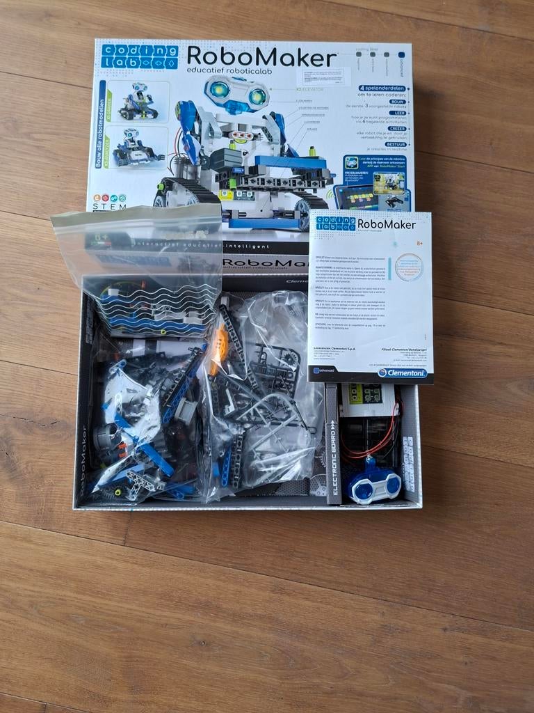 Clementoni RoboMaker Educatief Roboticalab, Ophalen, Zo goed als nieuw, Met licht