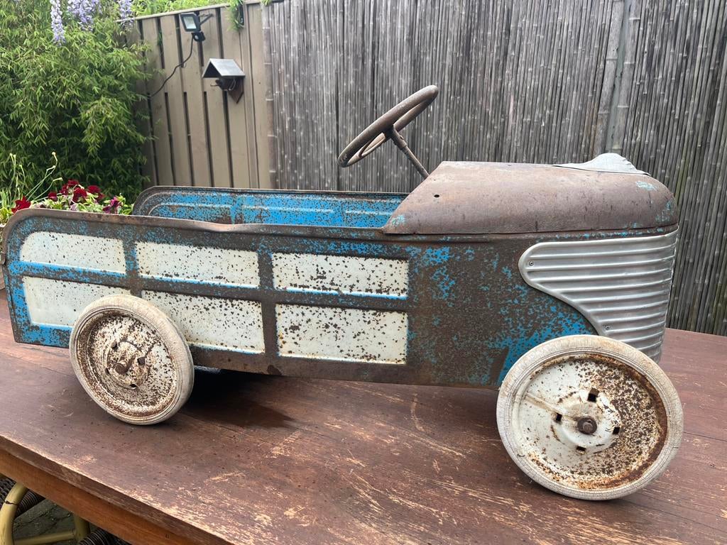 Torck trapauto Belgie antiek stationwagon BLAUW!!, Ophalen, Zo goed als nieuw, Overige merken