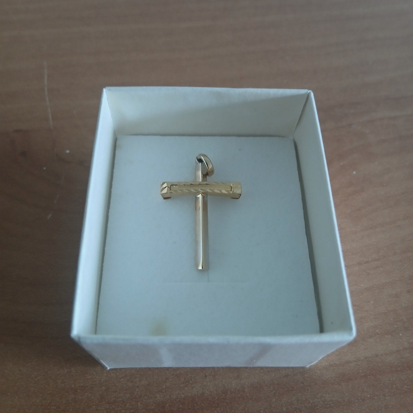 18krt 18k 18kt goud kruisje  , gouden kruis  kruisje hanger, Sieraden, Tassen en Uiterlijk, Kettinghangers, Ophalen of Verzenden