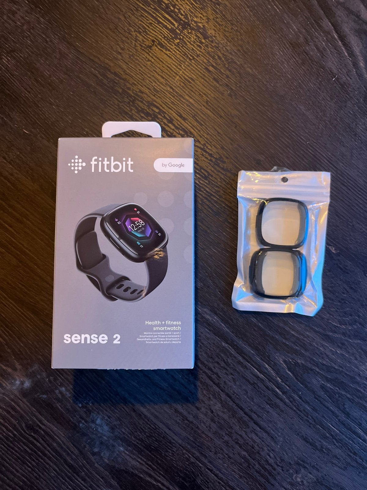 Fitbit Sense 2, Zwart, Ophalen of Verzenden, Zo goed als nieuw, Waterdicht