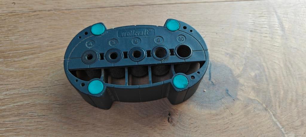 Wolfcraft Boorhulp voor nauwkeurig boren (4-10mm), Ophalen of Verzenden, Gebruikt, Overige typen
