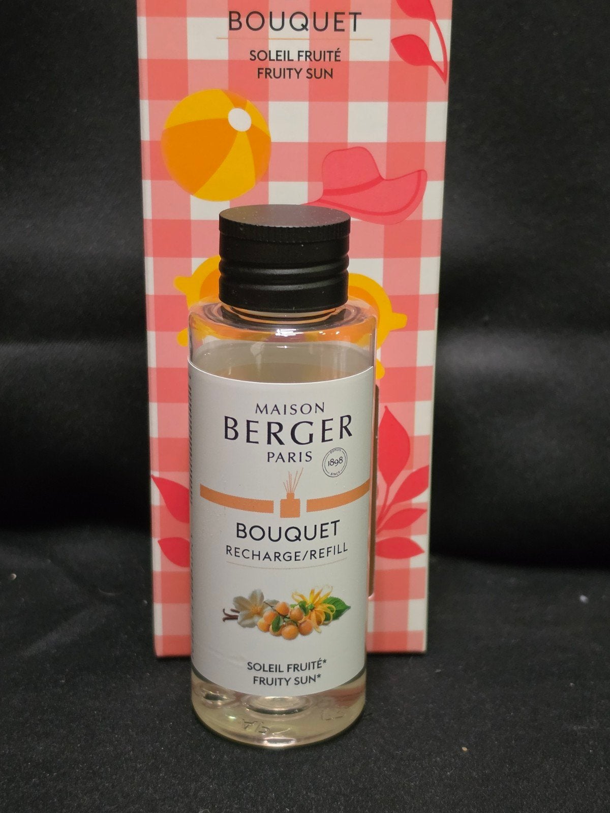 Maison Berger Estivale Soleil Fruité geurstokjes 90 ml roze, Nieuw, Roze, Ophalen of Verzenden