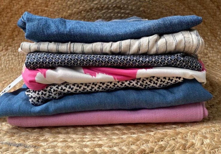 Pakket 7 dames broeken maat 40/42 M/L, Kleding | Dames, Ophalen of Verzenden, Zo goed als nieuw