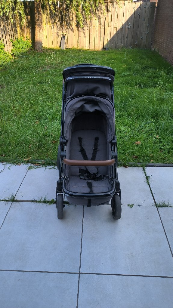 Duo Kinderwagen Bannini Luiz Grijs grijs + extra, Gebruikt, Duowagen, Ophalen, Kinderwagen