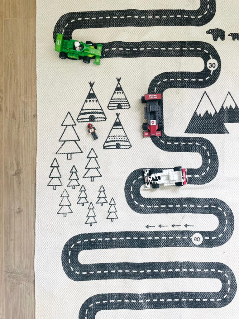 OYOY | Adventure rug, autokleed speelkleed - 180x70 cm, Ophalen of Verzenden, Gebruikt