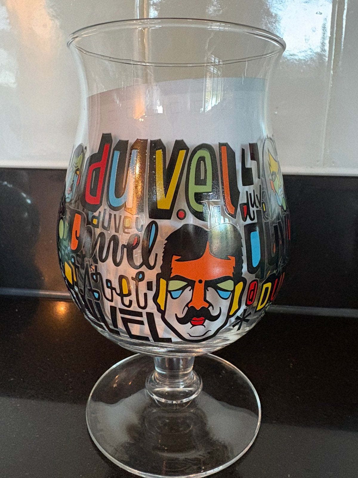 Duvel glas - limited edition uit 2010, Verzamelen, Ophalen of Verzenden, Zo goed als nieuw, Glas of Glazen, Duvel