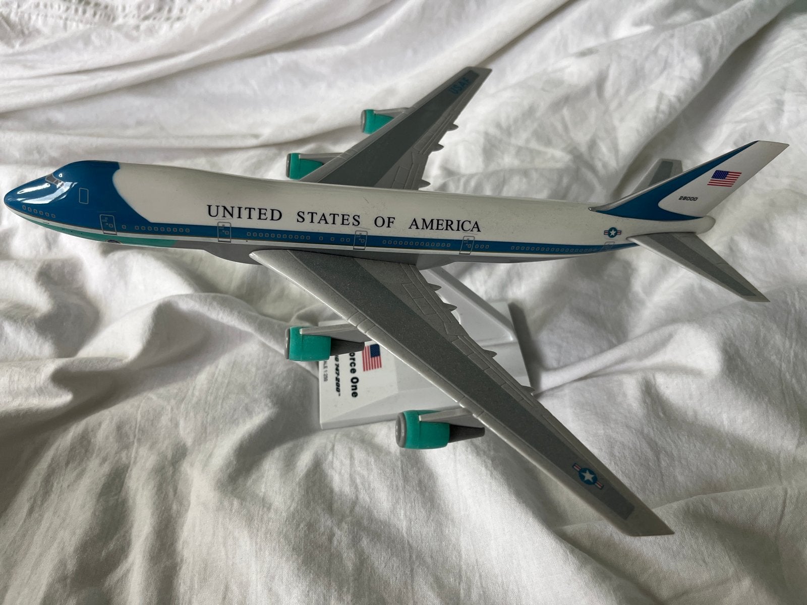 Air Force One modelvliegtuig, Hobby en Vrije tijd, Overige merken, 1:144 tot 1:200, Ophalen of Verzenden, Zo goed als nieuw