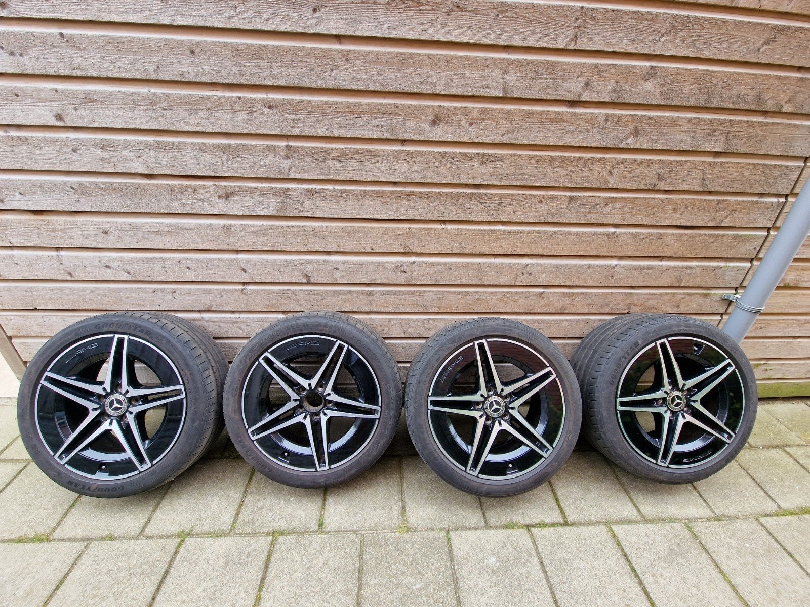 originele Mercedes C klasse AMG W206 S206 breedset 18 inch, Ophalen, 18 inch, Banden en Velgen, Personenwagen