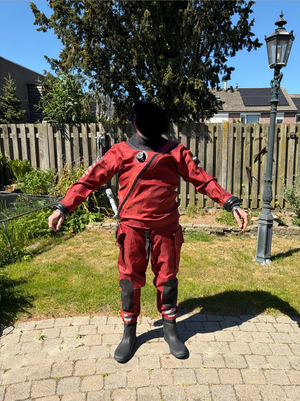 Droogpak Ursuit xl. Rits moet vervangen worden, Watersport en Boten, Ophalen of Verzenden, Zo goed als nieuw, Duikpak