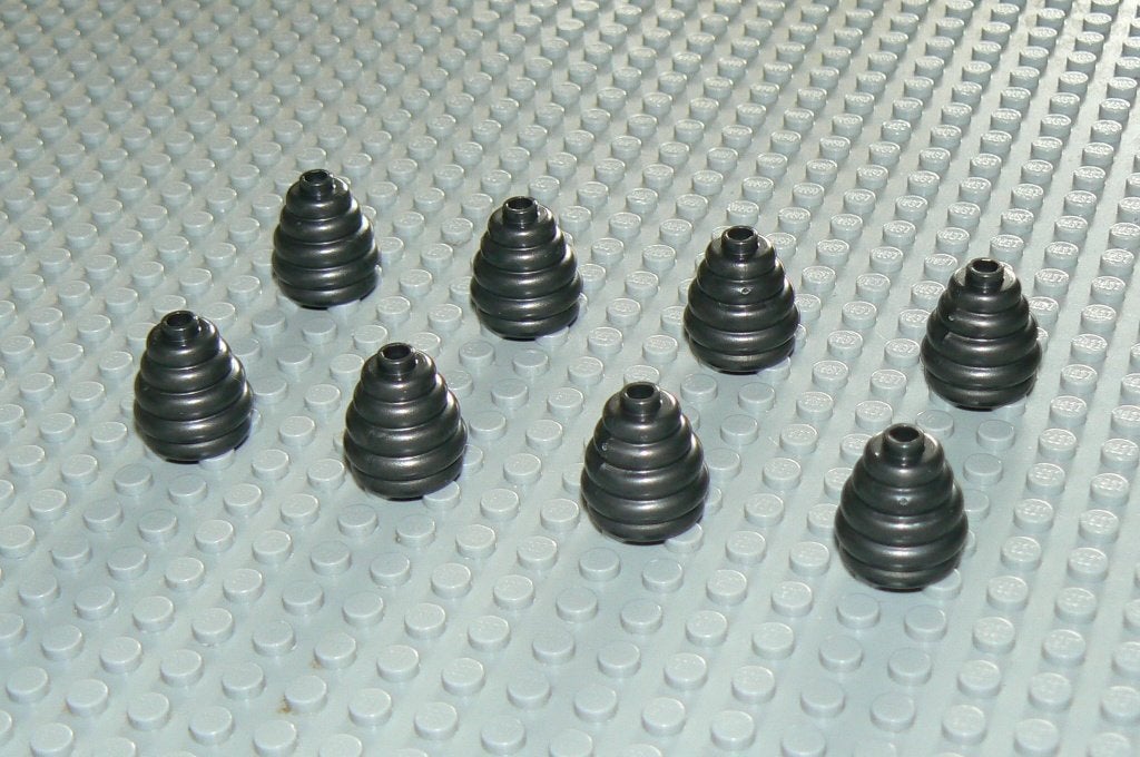 L1412 Bijenkorven pearl donker grijs 8 st., Ophalen of Verzenden, Nieuw, Losse stenen, Lego