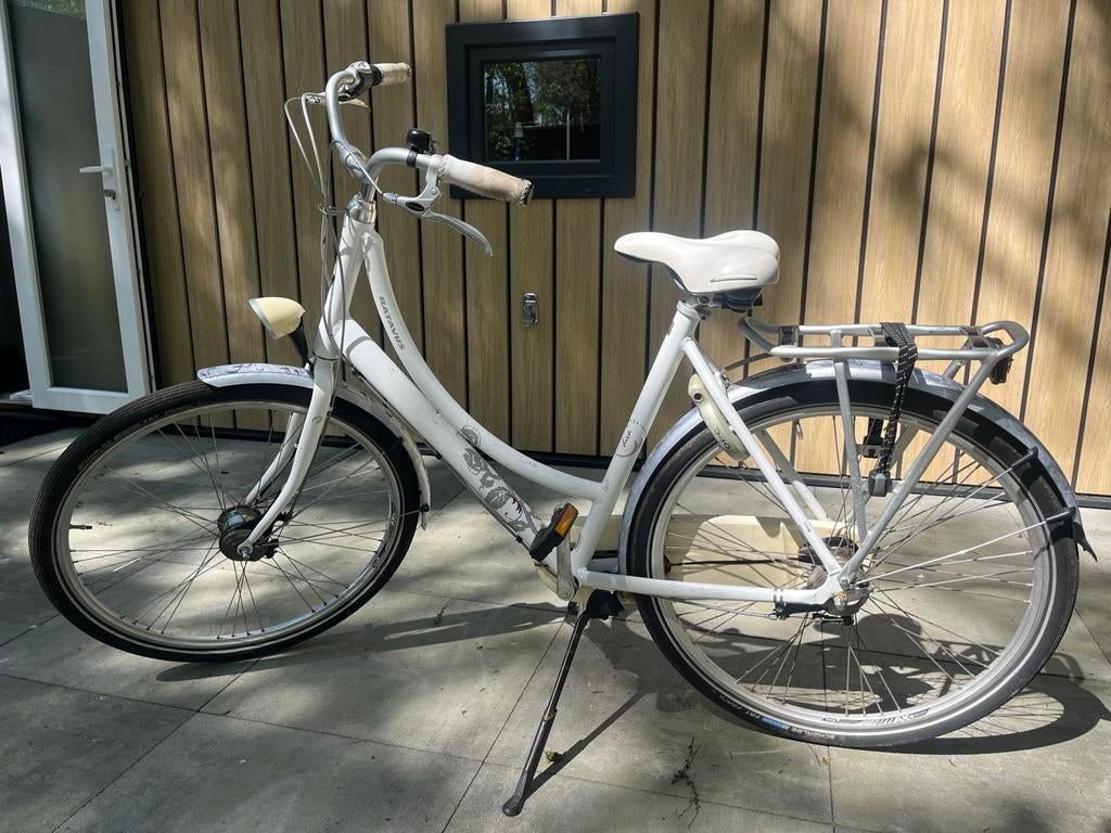 Batavus Mambo Damesfiets - Wit, Fietsen en Brommers, Ophalen, Velgrem, Versnellingen, Batavus