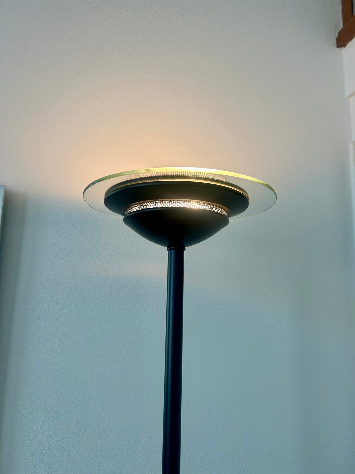 Vintage degelijke vloerlamp met dimmer, Ophalen, Zo goed als nieuw, Metaal, 150 tot 200 cm