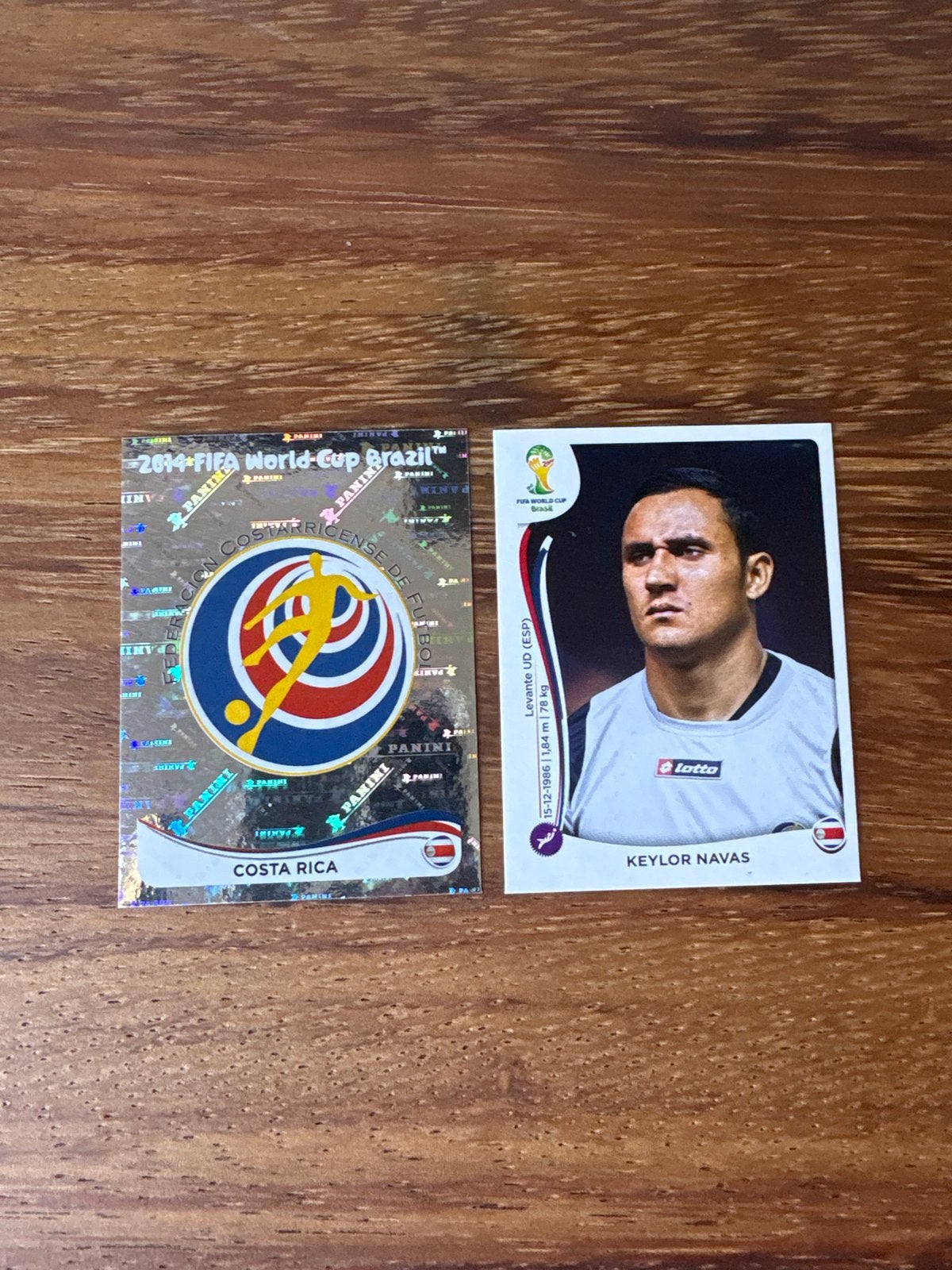 Panini FIFA World Cup Brazil 2014 - Keylor Navas & Costa Ric, Ophalen of Verzenden, Zo goed als nieuw, Sport