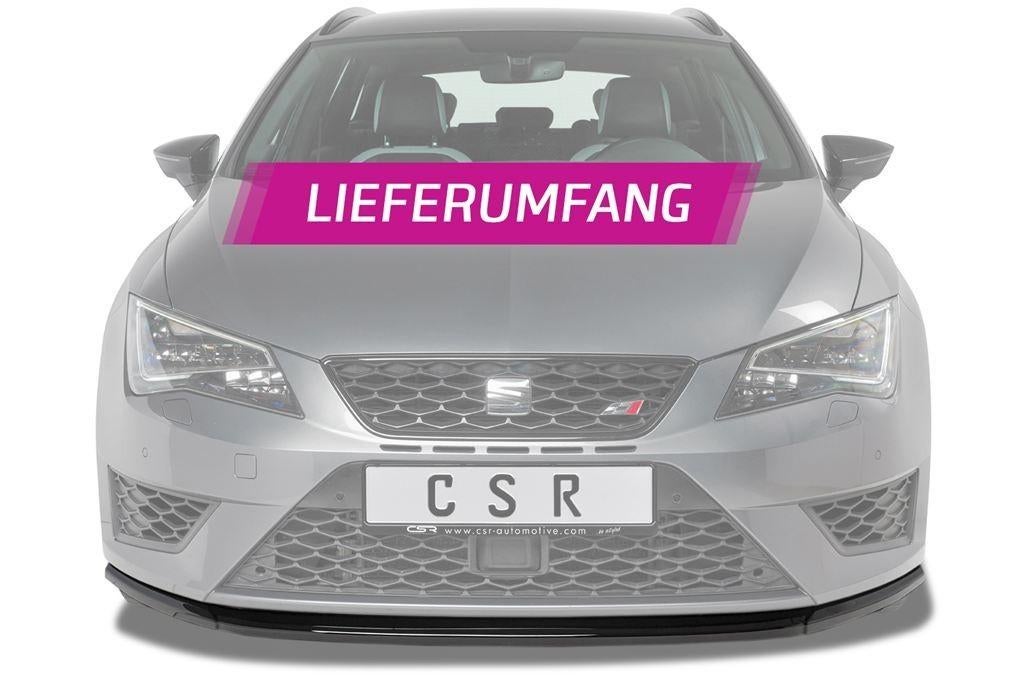 CSR Automotive Splitter Spoiler Seat Leon 3 5F Cupra FR CSL3, Verzenden, Automotive Parts, A.parts@hotmail.nl, Trasmolenlaan 12 3447 GZ Woerden