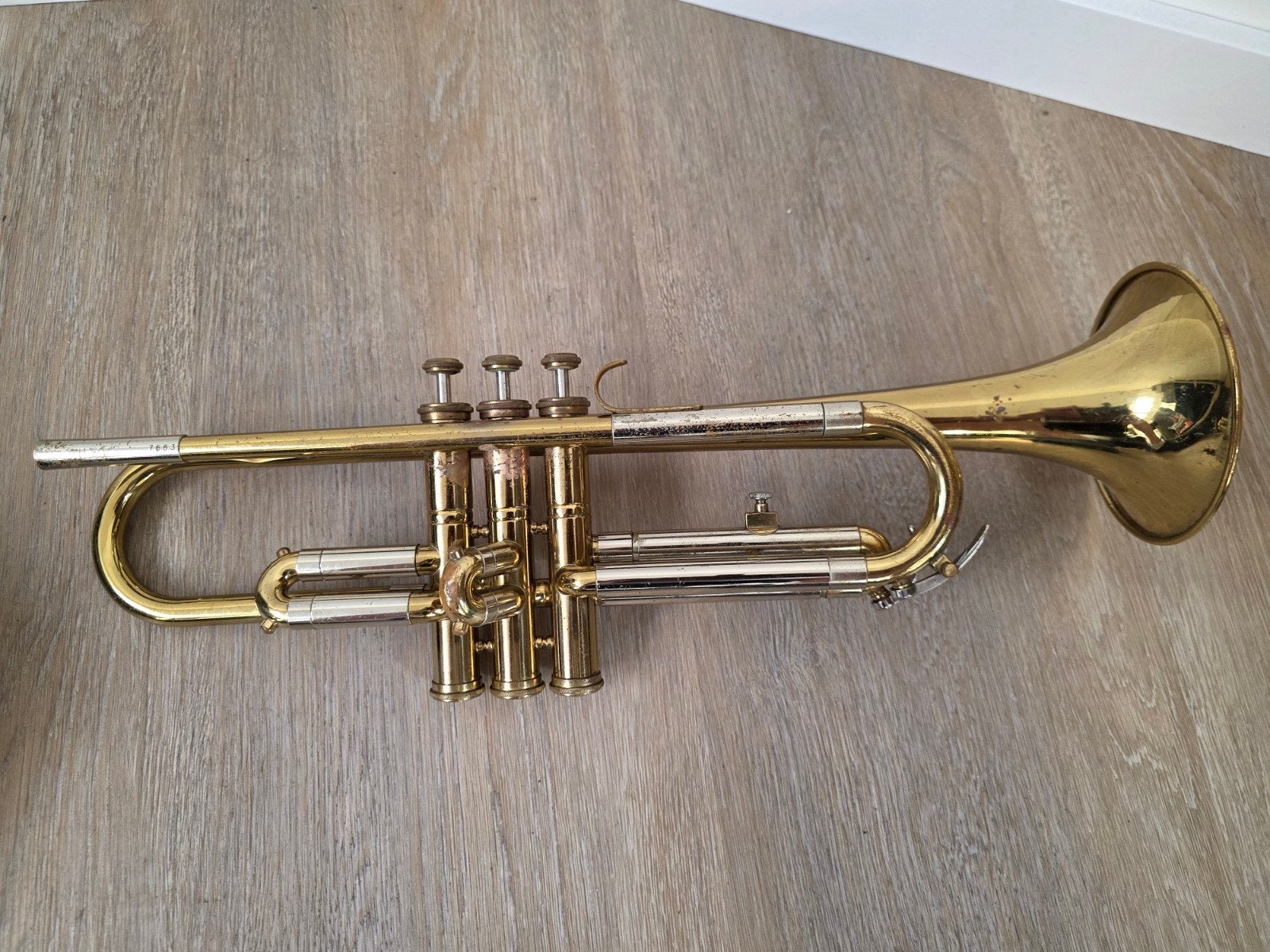 Reynolds Trompet - Vintage Koperblaasinstrument, Muziek en Instrumenten, Blaasinstrumenten | Trompetten, Ophalen of Verzenden