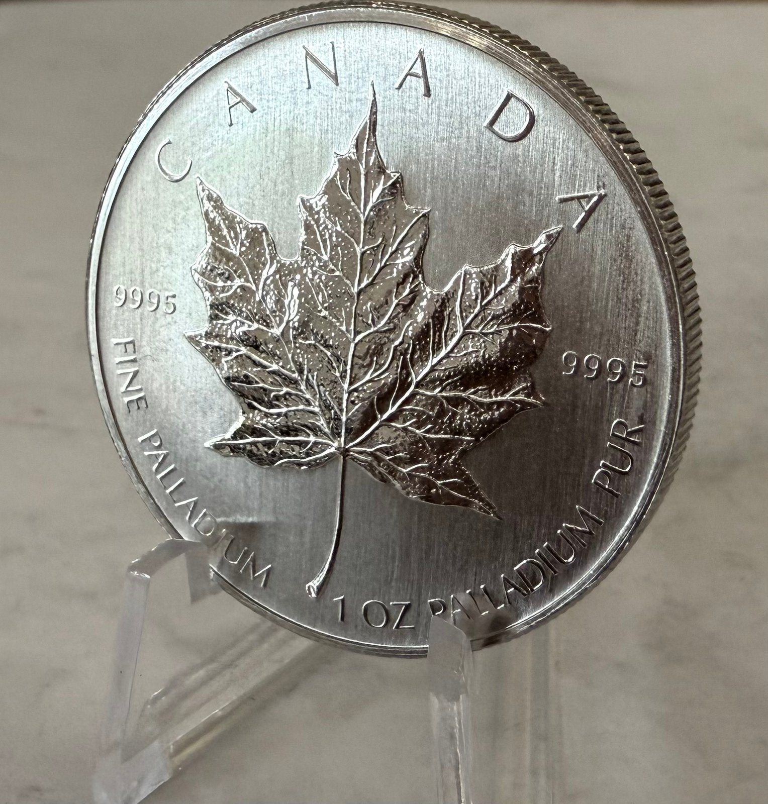1oz Palladium 2005 Royal Canadian Mint / 999,5, Ophalen of Verzenden, Zilver