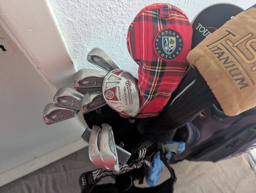 Ping Set, Taylormade hybride, Bridgestone, ping putter, Sport en Fitness, Golf, Ophalen, Gebruikt, Set, Ping