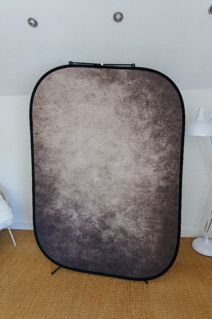MANFROTTO BACKGROUND 1.5X2.1M SMOKE/CONCRETE achtergrond, Ophalen, Zo goed als nieuw, Manfrotto, Achtergrond