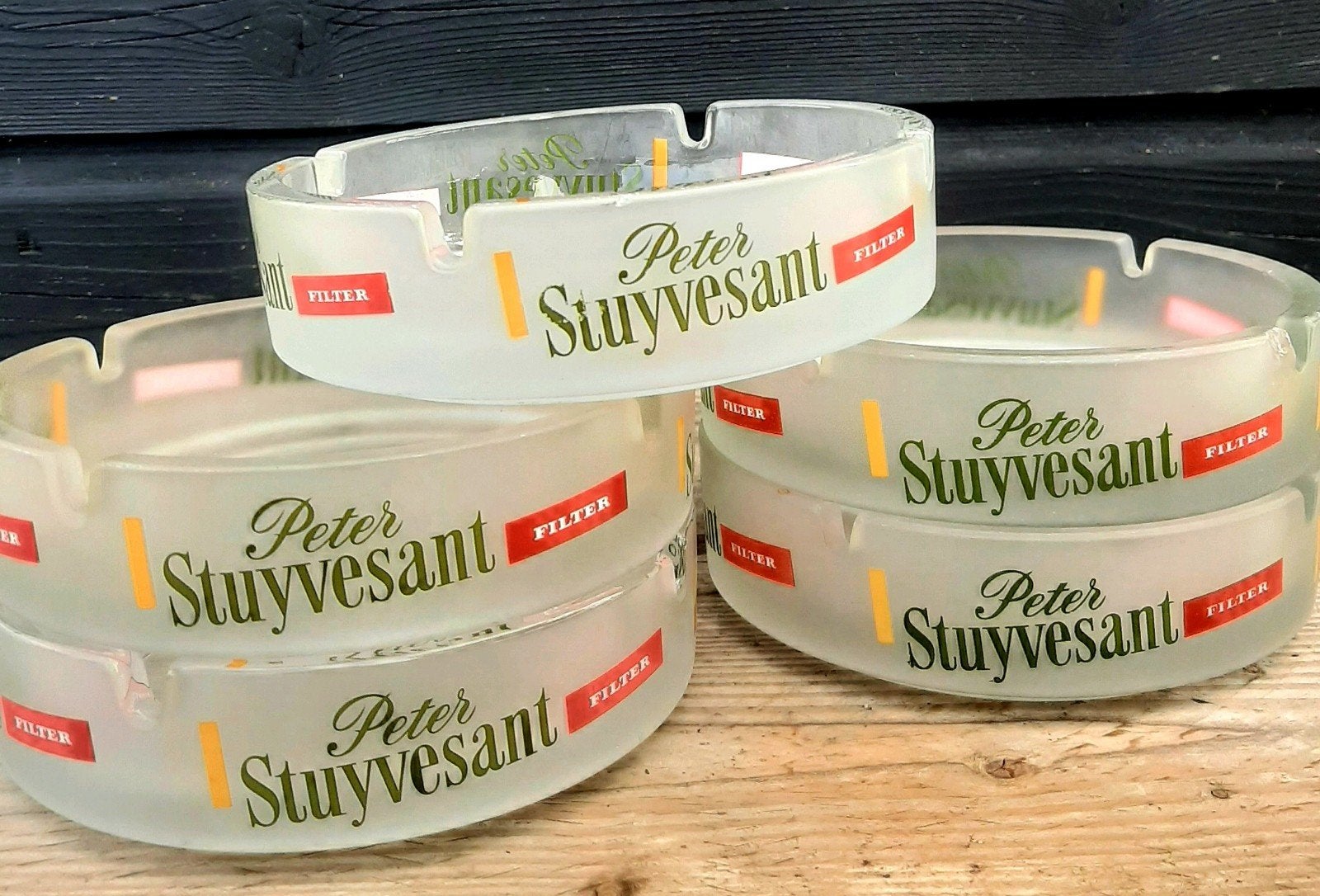 Vintage - Peter Stuyvesant - Asbakken (Bier / Café / Kroeg), Verzamelen, Ophalen of Verzenden, Asbak