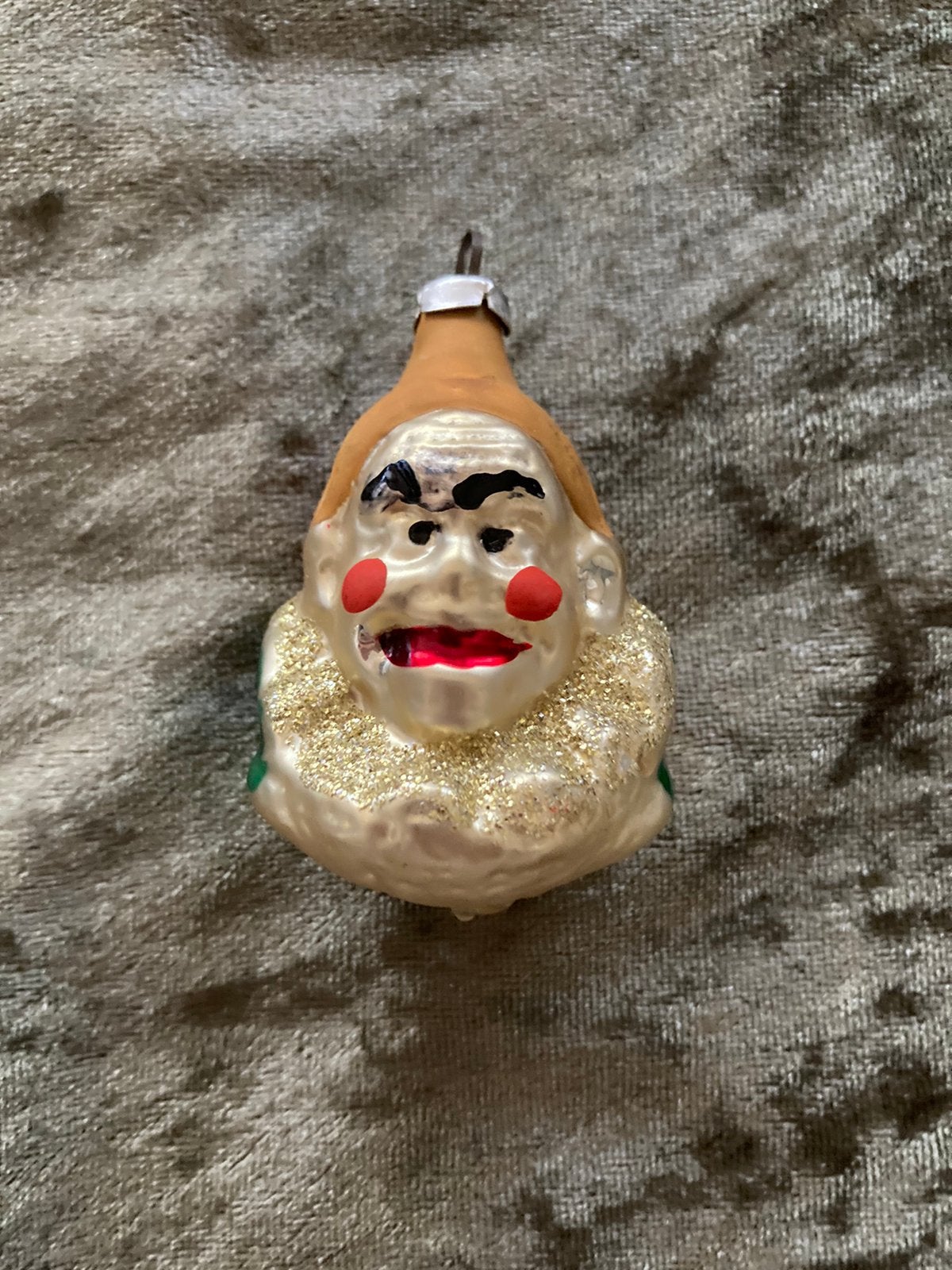 Oude kerstbal clown, Ophalen of Verzenden, Zo goed als nieuw