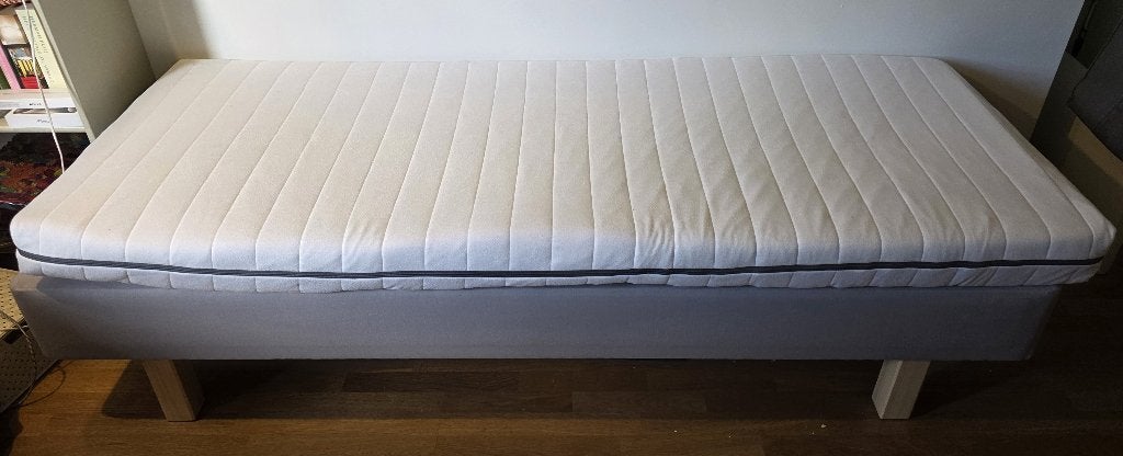 Ikea Sultan bed 80 x 200, Ophalen, Eenpersoons, Wit, Zo goed als nieuw