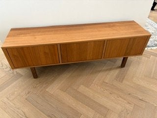 Walnut-style media console / sideboard